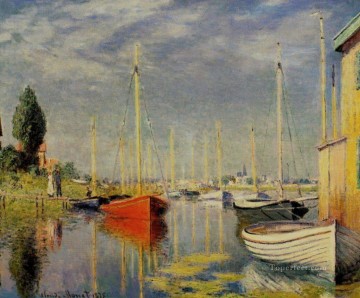 アルジャントゥイユ クロード モネのヨット Oil Paintings